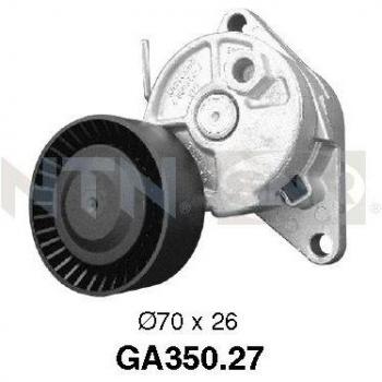 SNR GA350.27 Polea Tensora para Correa Poli V, Tensor de Correa Acanalada en V, Deflection/Guide Pulley para Correa de Tiempo