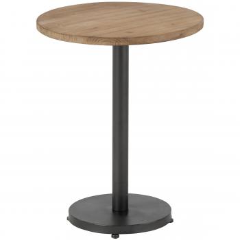 Mesa de bar redonda de madera maciza Massimo 48 cm