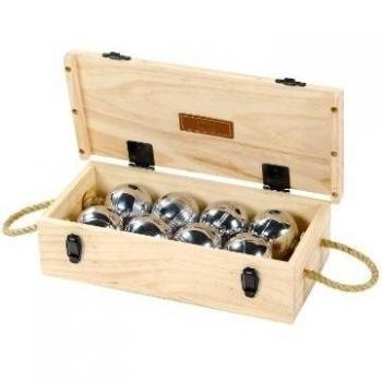 8 Set Boule Caja de Madera