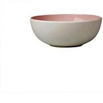 Villeroy & Boch it's my match Tazón Uni, 850 ml, Porcelana Premium, Blanco/Rosa