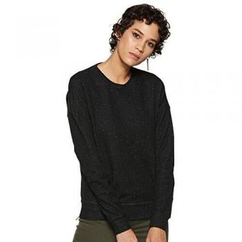 adidas Stadium Sweat Sudadera, Mujer, Negro, 2XS