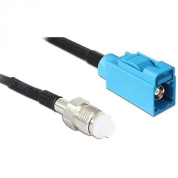 Cable de Antena Coaxial RG-174 FME Hembra a FAKRA Z Hembra 200 mm