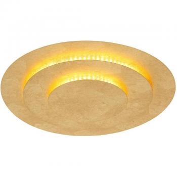 Plafoniera LED Heda, Ø 35 cm, dorada, metal
