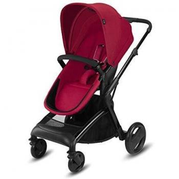 Cbx Bimisi Pure - Cochecito con asiento reversible y capazo plegable para recién nacidos, incluye cubierta para lluvia, desde el nacimiento hasta los 15 kg, Crunchy Red
