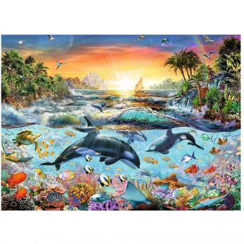 Ravensburger 200PC Orca Paradise Jigsaw Puzzle by Adrian Chesterman