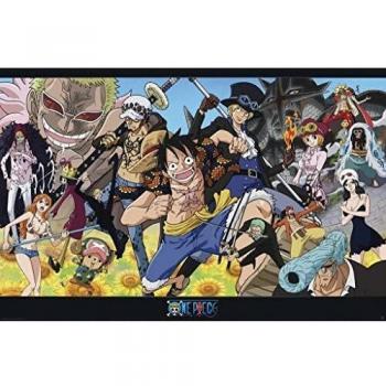 Póster Dressrosa - One Piece (91.5 x 61 cm) - Decoración para el hogar
