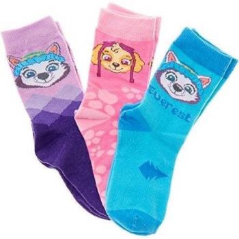 Pack 3 Calcetines PATRULLA CANINA Niña Everest y Skye