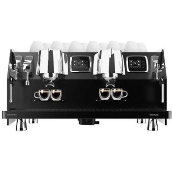 Cafetera Espresso Profesional Cecotec Baristeo Regina - Doble Grupo, Triple Caldera, Bomba Rotatoria 9 Bares, Pantalla LCD, 5200W