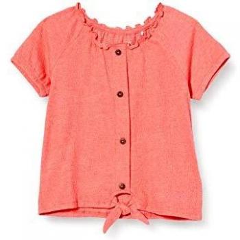 NAME IT Nmfhasweet SS Top Blusas, Coral Calypso, 110 para Niñas