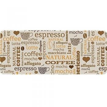 ID Mat 50120 Café Latte –  Alfombrilla de cocina de fibra de poliamida y PVC