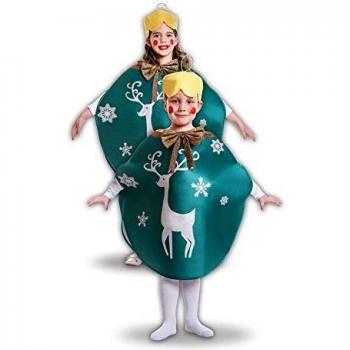 Disfraz de Bola De Navidad Verde para niños