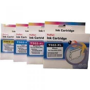 Cartucho de tinta compatible Epson T502XL Negro para WF-2860, WF-2865 y XP-5100