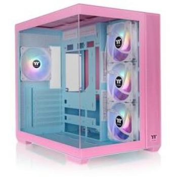 Caja PC Thermaltake View 380 TG ARGB Bubble Pink Midi-Tower con Vidrio Templado y Ventiladores ARGB Preinstalados