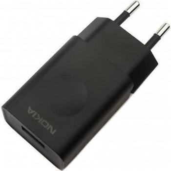 Cargador de Pared USB Oficial Nokia CH-35E 5W Carga Rápida Diseño Compacto Negro