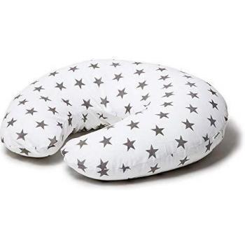 Niimo Cojin Lactancia Bebè Funda Cojin 100% Algodòn Extraíble y Lavable Almohada Multifuncional para Madre y Bebé Relleno de Fibra de Poliéster
