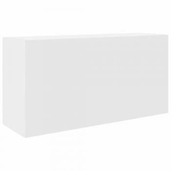 Mueble de Pared de Baño Blanco 80x25x40 cm en Madera de Ingeniería
