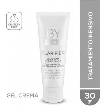 BY DERM CLARIFIER GEL CREMA DESPIGMENTANTE CON MULTIÁCIDOS Y VITAMINA C 30g