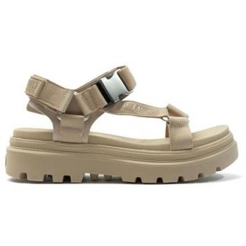 Palladium Women's Beige Pallacruise Strap Sandals