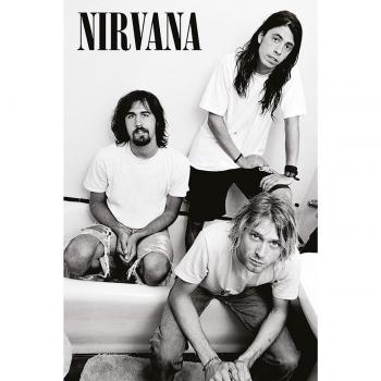 Póster de Nirvana en vivo, 61 x 91,5 cm, multicolor
