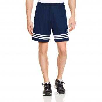 adidas Entrada 14 SHO - Pantalones cortos de fútbol para hombre, color rosa/plata, talla S
