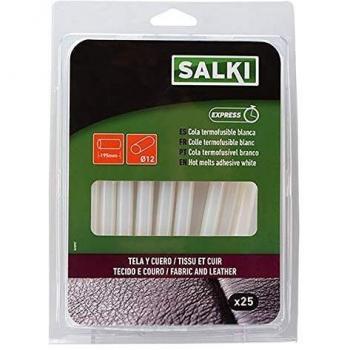 salki 0430957 Barras para Tela y Cuero para Bricolaje y Montajes, Blanco, 11.5 mm
