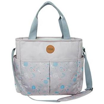 Bolso Cambiador Portadocumentos Evolutivo Little Forest Gris
