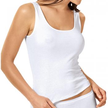 Mey Noblesse Classic Women's Cami Top, White Cotton, Size 48