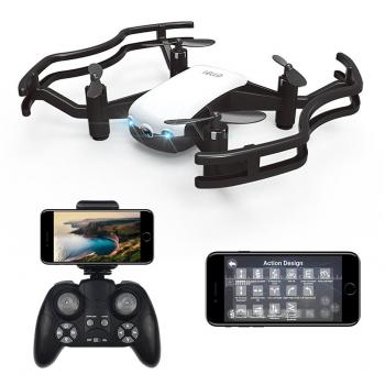 HAOXIN F21G IELLO FPV RC Drone Quadcopter con Cámara 720P HD Video en Vivo, Posicionamiento de Flujo Óptico Control de Gestos Coreografía Planificación VR Mini Helicóptero para Niños y Principiantes
