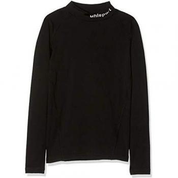 uhlsport Distinction Pro Baselayer Turtle Neck Camiseta Térmica, Hombre, Black, 128