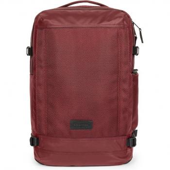 Mochila unisex Eastpak Tecum M 19L rojo oscuro negro