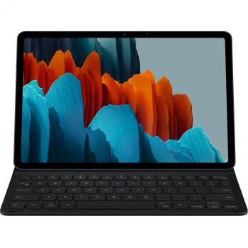 Samsung Book Cover Keyboard EF-DT630BBSGES para Galaxy Tab S7, Color Negro