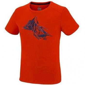 MILLET Needles TS SS Camiseta, Hombre, Orange, XS
