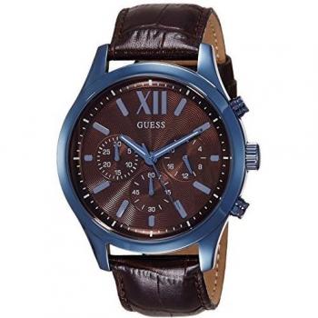 Guess Reloj analogico para Hombre de Cuarzo con Correa en Piel W0789G2