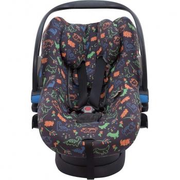 Funda para Silla de Coche Besafe Izi Sleep - Suave y Transpirable Jyoko Happy Dino