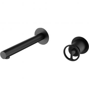 Grifo de lavabo empotrado Monomando Olimpo negro mate