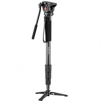 Monopod de Video Walimex Pro Director Carbon con Neumático Fluido y Materiales Compuestos