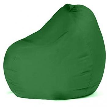 Sillón-puf para Niños Exteriores Wellhome Humo Reciclado y Verde, fabricado en material reciclado, diseño ergonómico, resistente a la intemperie, ligero y fácil de transportar