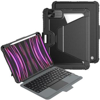 Funda con Teclado Retroiluminado Bumper Link para iPad Air 10.9 (2020) / Air 4 / Air 5 / Pro 11 (2020/2021/2022) - Negra