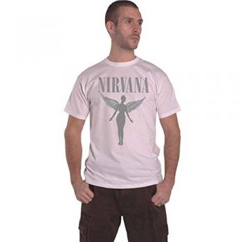 Nirvana In Utero Tour Official White T-Shirt - XXL - 100% Cotton Jersey