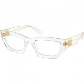 Miu Miu MU03XV 2AZ1O1 Women’s Eyeglasses Clear Size 53 - Blue Light Block Available