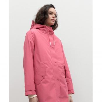 Abrigo Rinnesalf fucsia de mujer confeccionado de forma sostenible por Ecoalf