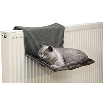 Kerbl Paradies - Hamaca para Gatos, 45 x 30 cm, Color Gris
