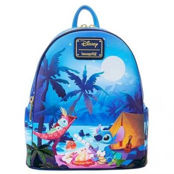 Loungefly Lilo & Stitch Camping Cuties Glow Mini Backpack