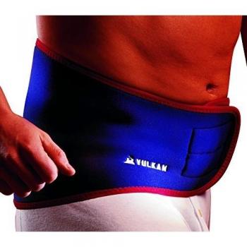 Faja Lumbar Clásica Vulkan 5Mm Azul con Compresión y Terapia de Calor T-M