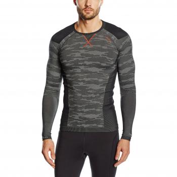 Odlo Evolution Warm Blackcomb - Sudadera para Hombre, Color Grey, Talla S