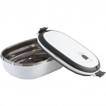 Quid Go! - Recipiente rectangular hermético, 0,90 l, color blanco