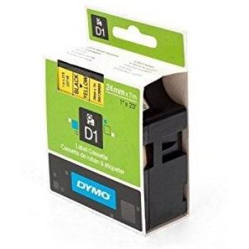 Genuine DYMO 53718 / S0720980 Premium Labelling Tape Black Yellow