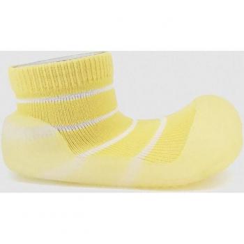 Calcetines Attipas See Through Amarillo con Suela Antideslizante