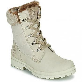 Botas para Mujer Panama Jack Tuscani B11 - Piel Napa y Cuero Blanco - Sistema Waterproof - Talla 37