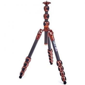 3 Legged Thing Pro Range 2.0 Albert 2.0 Carbon Fibre Travel Tripod System Kit - Adjustable Camera Tripod with 3 Detachable Legs for Monopod Conversion - Earth Bronze